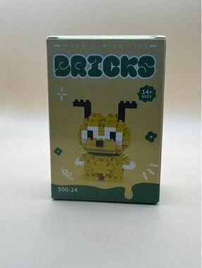 Make A Wish Mini Bricks Building Blocks Sets New (Pluto Dog)
